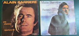 Lot De Deux Disques Vinyl D'Alain Barrière - Klassiekers