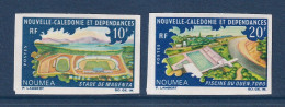 Nouvelle Calédonie - YT ND N° 337 Et 338 ** - Neuf Sans Charnière - Non Dentelé - 1967 - Geschnittene, Druckproben Und Abarten