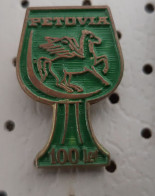 PETOVIA Ptuj Pegasus Alcoholic Beverage Factory 100 Years Slovenia Pin - Bebidas