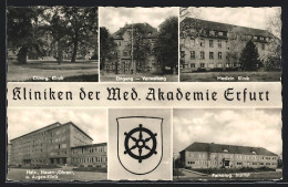 AK Erfurt, Kliniken Der Med. Akademie, Chirurgie, Verwaltungsgebäude, HNO-Klinik, Pathologisches Institut  - Erfurt