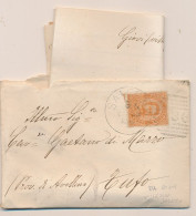 1892 SALERNO CANNOCCHIALE A SBARRE - Poststempel