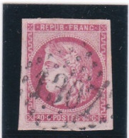 BORDEAUX N° 49 ,,,,,, 80c Rose T.B. Signé CALVES 1er CHOIX - 1870 Ausgabe Bordeaux