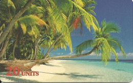 France: Prepaid GlobalOne - Tropical Beach 9/97 - Autres & Non Classés