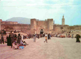 Maroc - Fez - Fès - Remparts - Porte Du Chellah - Extérieur De La Ville - Automobiles - CPM - Carte Neuve - Voir Scans R - Fez