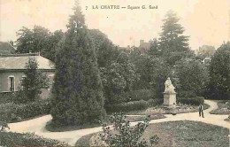 36 - La Chatre - Square G Sand - Animée - Oblitération Ronde De 1908 - CPA - Voir Scans Recto-Verso - La Chatre
