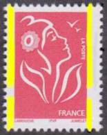 France Variété N° 3734 H ** Marianne De Lamouche - Légende ITFV - TVP Rouge - Phosphore à Cheval - Unused Stamps