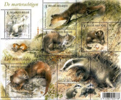 Belgie 2008 -  OBP 3831/36 - BL161 - Marters - 2002-… (€)