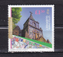 GUERNSEY-2023-LITTLE CHAPEL-BELOW FV-MNH - Guernesey