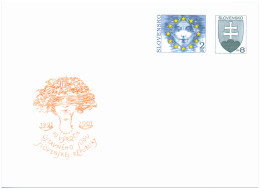 COB 61 Slovakia 10. Anniversary Of Constitutional Court Of Slovak Republic 2003 - Enveloppes