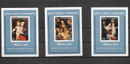 SAO TOMÉ AND PRINCIPE 1977  Christmas, Rubens MNH - Rubens