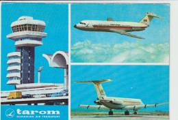 Vintage Rppc Tarom Romanian Air Transport BAC 1-11 Aircraft - 1946-....: Ere Moderne