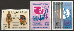 MAROC: **, N° YT  855, 856 Et 857, TB - Morocco (1956-...)