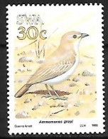 SWA (South West Africa) - MNH ** 1988 :  Gray's Lark -   Ammomanopsis Grayi - Songbirds & Tree Dwellers