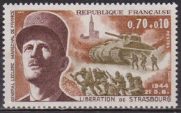 Armée, Militaria - FRANCE - Maréchal Leclerc, Libération De Strasbourg - N° 1608 ** - 1969 - Ongebruikt
