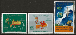 MAROC: **, N° YT  858, 859 Et 860, TB - Morocco (1956-...)