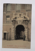 CPA - Monaco - Entrée Du Palais De Prince - Animée - Non Circulée - Palazzo Dei Principi