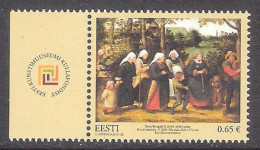 Estonian Art Museum P. Brueghel Painting 2019 Estonia MNH Stamp  Mi 970 - Autres & Non Classés