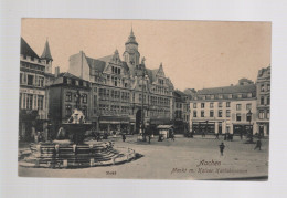 CPA - Allemagne - Aachen - Markt M. Kaiser. Karlsbrunnen - Animée - Non Circulée - Aken