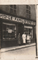 Carte-photo-Devanture-Le Familistère Succursale 199 - à Vaux Sous-Laon * RARISSIME - Shops