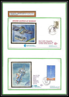 12075 Tirage 300 Lancement Ariane L02 Et V19 France Espace (space Raumfahrt) Lettre (cover Briefe) - Europa