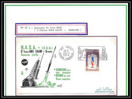 12025 Lollini 58a Tirs Cajun Grenades 1974 France Espace (space Raumfahrt) Lettre (cover Briefe) - Europa