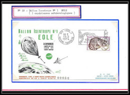 12020 Tirage 300 Lollini 50 Ballon Isentrope N°1 Eole 1974 France Espace (space Raumfahrt) Lettre (cover Briefe) - Europa