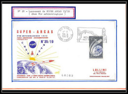 12012 Tirage 300 Lollini 28 Super Arcas 35/19 1973 France Espace (space Raumfahrt) Lettre (cover Briefe) - Europa