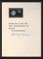 11912/ Espace (space Raumfahrt) Lettre (cover) Signé (signed Autograph) Rudolf Nebel 1964 Allemagne (germany Bund) - Europa