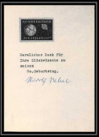 11912/ Espace (space Raumfahrt) Lettre (cover) Signé (signed Autograph) Rudolf Nebel 1964 Allemagne (germany Bund) - Europe