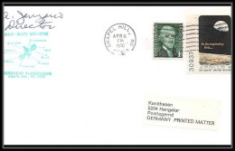 11889/ Espace Space Lettre Cover Signé Signed Autograph Man Made Univers Morehead Planetarium Chapel Hill 11/4/1970 Usa - USA