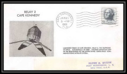 11813/ Espace (space Raumfahrt) Lettre (cover Briefe) 21/1/1964 Relay 2 Cape Kennedy Usa - United States