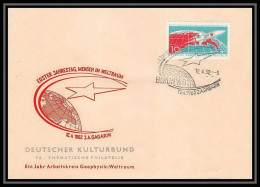 11724/ Espace (space Raumfahrt) Lettre (cover Briefe) 12/4/1962 Gagarine Gagarin Allemagne Germany Ddr - Europa