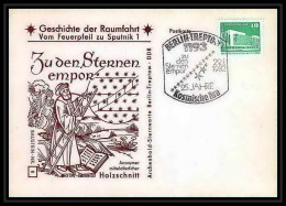 11669/ Espace (space Raumfahrt) Lettre Cover Zu Den Sternen Empor Geschichte Der Spoutnik Sputnik Allemagne (DDR) - Europe