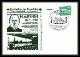 11649/ Espace (space Raumfahrt) Lettre Cover Runin Geschichte Der Spoutnik Sputnik Allemagne (germany DDR) - Europe