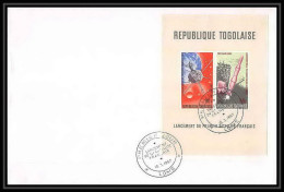 11461/ Espace (space Raumfahrt) Lettre (cover) Fdc Lancement Du Premier Satelitte Francais Togo 18/3/1967 - Afrika