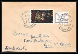 11232/ Lettre Cover Allemagne (germany DDR) 25/10/1964 Karl Marx Lyon - Andere & Zonder Classificatie