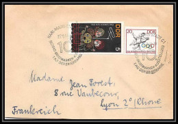 11232/ Lettre Cover Allemagne (germany DDR) 25/10/1964 Karl Marx Lyon - Otros & Sin Clasificación