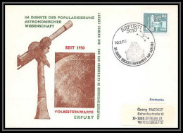 11175/ Espace (space Raumfahrt) Lettre Cover Allemagne (germany DDR) 10/1/1985 Erfurt Volkssternwarte - Europe