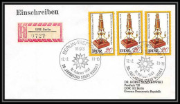 11172/ Espace (space Raumfahrt) Lettre Cover Allemagne (germany DDR) 12/2/1981 Venus 1 Berlin - Europa