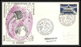 11048/ Espace Space Lettre Cover France 12/6/1965 Le Bourget Salon International De L'aeronautique Et De L'espace - Europa