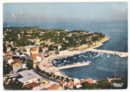 CPSM Dentelée 10.5 X 15 Bouche Du Rhône CARRY-LE-ROUET Vue Générale "aérienne"  Le Port - Carry-le-Rouet