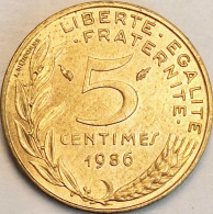 France - 5 Centimes 1986, KM# 933 (#4203) - 5 Centimes