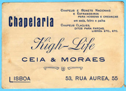 FATURA CHAPELARIA -HIGH-LIFE - Cartas & Documentos