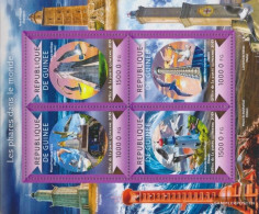 Guinea 11007-11010 Sheetlet (complete. Issue) Unmounted Mint / Never Hinged 2015 Lighthouses Out All World - Guinée (1958-...)