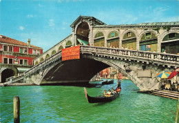 ITALIE - Venezia - Pont De Rialto - Animé - Colorisé - Carte Postale - Venezia (Venedig)