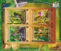 Guinea 10932-10935 Sheetlet (complete. Issue) Unmounted Mint / Never Hinged 2015 Hummingbirds - Guinée (1958-...)