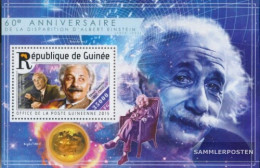 Guinea Miniature Sheet 2522 (complete. Issue) Unmounted Mint / Never Hinged 2015 Albert Einstein - Guinea (1958-...)