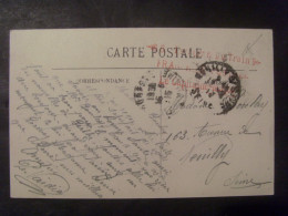 18113- CP Avec Griffe Rouge "Escadron Du Train" - Military Postmarks From 1900 (out Of Wars Periods)