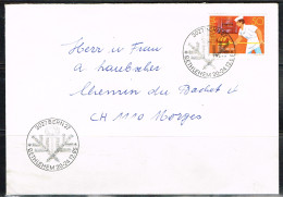 MET L 60 - SUISSE N° 1230 Boulanger Sur Lettre De Bern Bethlehem 1985 - Cartas & Documentos