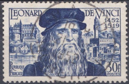 France 1952 N° 929 Léonard De Vinci (J5) - Used Stamps